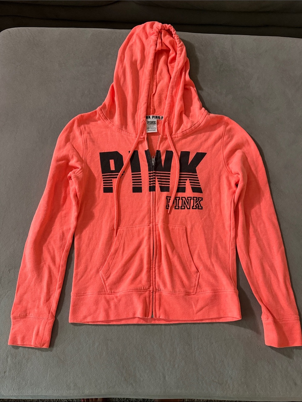 Victoria's Secret PINK Coral Zip Hoodie
